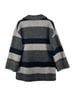 Roots Stripes Gray Black Coat Size S - photo 2