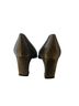 Stuart Weitzman 100% Metallic Fiber Silver Heels Size 9 - photo 2