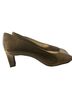 Stuart Weitzman 100% Metallic Fiber Silver Heels Size 9 - photo 4