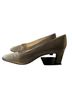 Stuart Weitzman 100% Metallic Fiber Silver Heels Size 9 - photo 3
