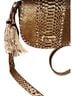 Brahmin Gold Leather Crossbody Bag One size - photo 1