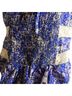 Free People Floral Blue Sleeveless Top Size L - photo 7