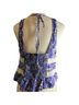 Free People Floral Blue Sleeveless Top Size L - photo 5