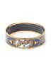 Hermes Leather Goods Blue Enamel Bangle MM One size - photo 3