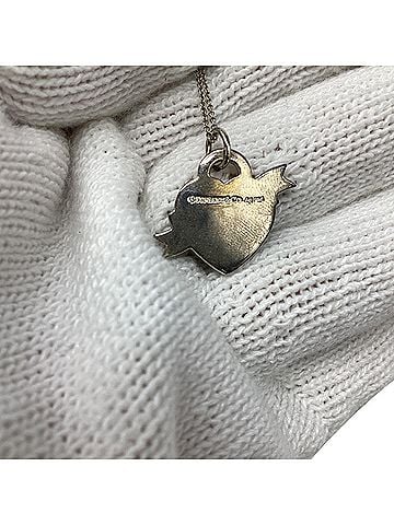 Tiffany & Co. Tiffany &amp; Co. Return to Tiffany Banner Heart Tag Necklace in Sterling Silver (view 2)