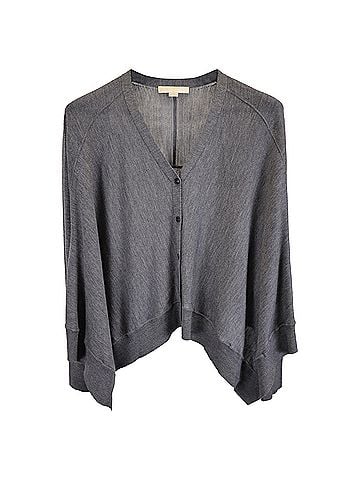 Alexander Wang Alexander Wang Dolman Sleeve Cardigan in Grey Wool (view 1)