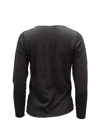 Zadig & Voltaire Zadig &amp; Voltaire Skull Sweater In Black Merino Wool (view 2)