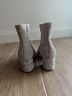 Betsey Johnson Silver Ankle Boots Size 7 1/2 - photo 5