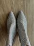 Betsey Johnson Silver Ankle Boots Size 7 1/2 - photo 4