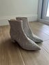 Betsey Johnson Silver Ankle Boots Size 7 1/2 - photo 3