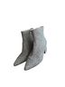 Betsey Johnson Silver Ankle Boots Size 7 1/2 - photo 1