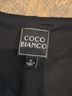 Coco Bianco Stripes Black White 3/4 Sleeve Blouse Size M - photo 3