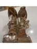 Badgley Mischka Gold Heels Size 8 1/2 - photo 4