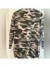 Rachel Zoe Camo Multi Color Green Coat Size M - photo 4