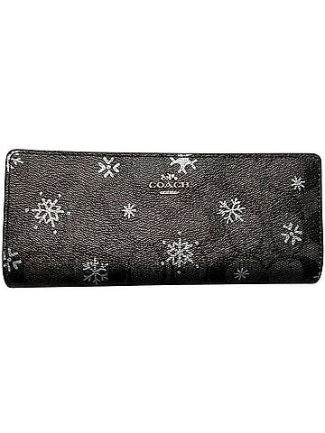 Coach Signature Snowflake Print Long Wallet Leather Belt (view 1)