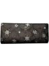 Coach 100% Coated Canvas 100% Leather Print Black Leather Belt Size M - photo 1