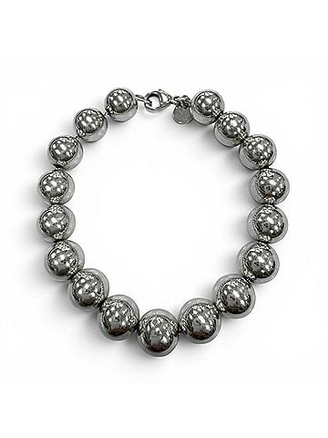 Tiffany & Co. TIFFANY&amp;Co. Tiffany Hardware Ball 925 Bracelet, Silver, Weight 19.4g, Men's/Women's Accessory (view 1)