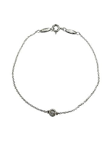 Tiffany & Co. TIFFANY&amp;Co. Tiffany &amp; Co. Elsa Peretti Diamond By the Yard Bracelet, 925 Sterling Silver, 1 Diamond, 0.9g, Women's. (view 1)