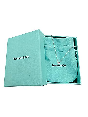 Tiffany & Co. TIFFANY&amp;Co. Tiffany &amp; Co. Elsa Peretti Color by the Yard Pink Sapphire AG925 Necklace, Silver, Pink, Weight 1.65g, Women's, Comes with Box and Dust Bag (view 2)