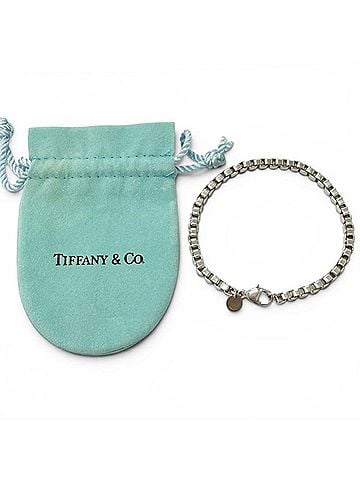Tiffany & Co. TIFFANY&amp;Co. Tiffany Venetian SV925 Chain Bracelet, Silver, Weight 15.73g, Suitable for both men and women. (view 2)