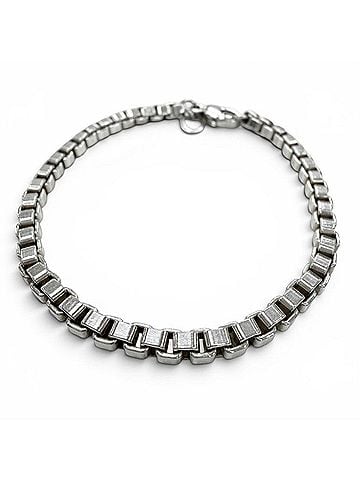 Tiffany & Co. TIFFANY&amp;Co. Tiffany Venetian 925 Chain Bracelet, Silver, Weight 16.65g, Suitable for Men and Women, Accessory (view 1)