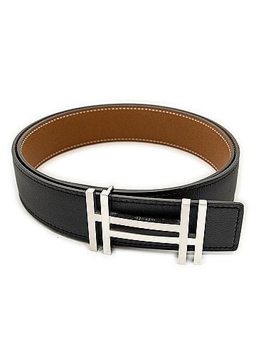 Hermes Leather Goods H Au Carre Reversible Belt 85 (view 2)