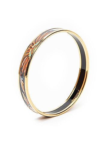 Hermes Leather Goods Enamel Bangle PM (view 1)