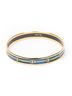 Hermes Leather Goods Blue Enamel Bangle PM One size - photo 3
