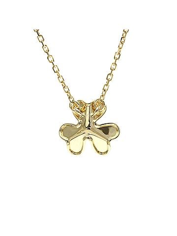 Van Cleef & Arpels Van Cleef &amp; Arpels Frivole Mini Necklace Yellow Gold (18K) Diamond Women,Men Fashion Necklace (Gold) (view 2)