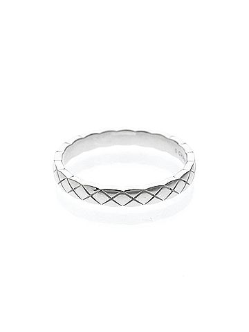 Chanel Chanel Coco Crush Ring Mini Model White Gold (18K) Fashion No Stone Band Ring Silver (view 2)