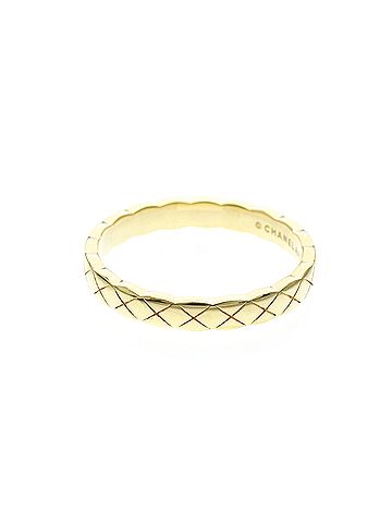 Chanel Chanel Coco Crush Ring Mini Model Yellow Gold (18K) Fashion No Stone Band Ring Gold (view 2)