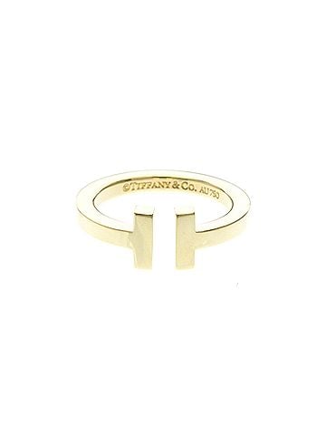 Tiffany & Co. Tiffany T Square Ring Yellow Gold (18K) Fashion No Stone Band Ring Gold (view 1)