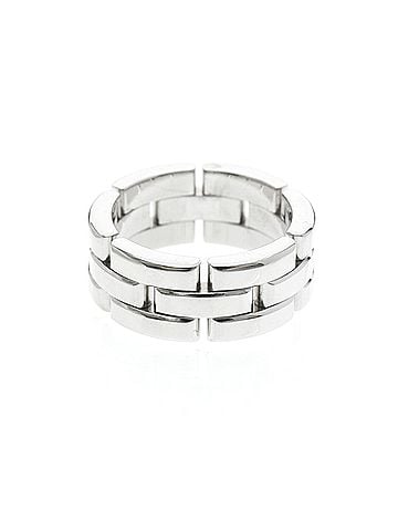 Cartier Cartier Maillon Panthère Ring White Gold (18K) Fashion No Stone Band Ring Silver (view 1)