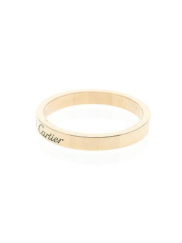 Cartier Cartier Cartier C De Cartier Wedding Ring With 1 Diamond Pink Gold (18K) Fashion Diamond Band Ring Pink Gold (view 2)