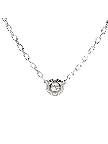 Cartier Cartier Damour Necklace SM White Gold (18K) Diamond Men,Women Fashion Pendant Necklace (Silver) (view 2)