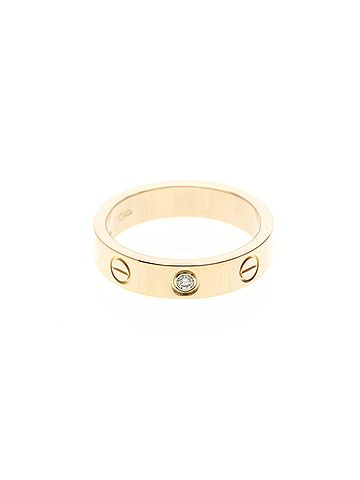 Cartier Cartier Mini Love Ring, Pink Gold, Condition Rank A, Weight 4.3g (view 1)