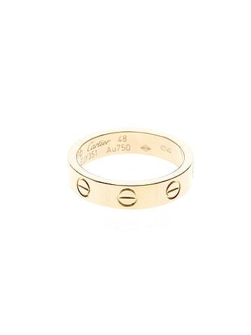 Cartier Cartier Mini Love Ring, Pink Gold, Condition Rank A, Weight 4.3g (view 2)