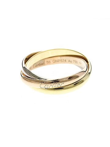 Cartier Cartier Trinity Ring Yellow Gold (18K),Pink Gold (18K),White Gold (18K) Fashion No Stone Band Ring Gold (view 1)