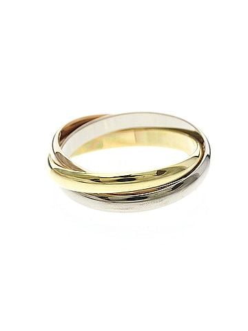 Cartier Cartier Trinity Ring Yellow Gold (18K),Pink Gold (18K),White Gold (18K) Fashion No Stone Band Ring Gold (view 2)