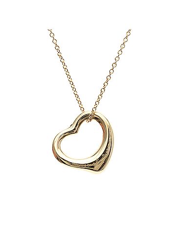 Tiffany & Co. Tiffany Open Heart Necklace, 5PD PG (Pink Gold), Condition Rank A, Weight: 4.3g (view 2)