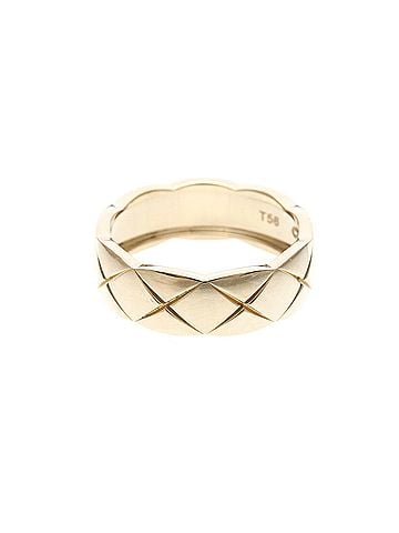 Chanel Chanel Coco Crush Ring Medium Model Pink Gold (18K) Fashion No Stone Band Ring Pink Gold (view 2)