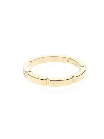 Cartier Cartier Maillon Panthère Ring With 4 Diamonds Pink Gold (18K) Fashion Diamond Band Ring Pink Gold (view 2)