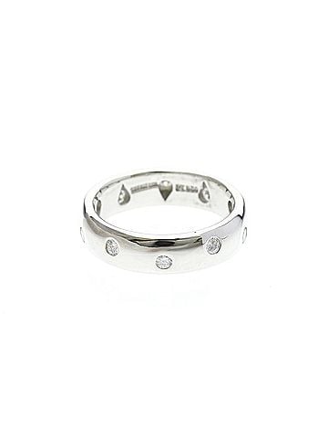 Tiffany & Co. Tiffany Dots Diamond Ring Platinum Fashion Diamond Band Ring Silver (view 1)