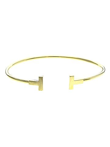 Tiffany & Co. Tiffany Tiffany T Wire Bracelet Yellow Gold (18K) No Stone Bangle Gold (view 1)