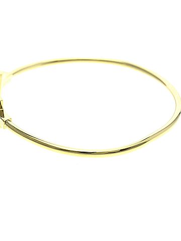 Tiffany & Co. Tiffany Tiffany T Wire Bracelet Yellow Gold (18K) No Stone Bangle Gold (view 2)