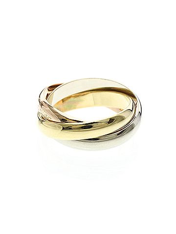 Cartier Cartier Trinity Ring Yellow Gold (18K),Pink Gold (18K),White Gold (18K) Fashion No Stone Band Ring Gold (view 2)