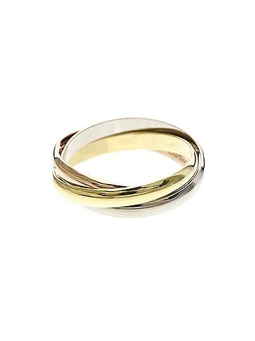 Cartier Cartier Trinity Ring Yellow Gold (18K),Pink Gold (18K),White Gold (18K) Fashion No Stone Band Ring Gold (view 2)