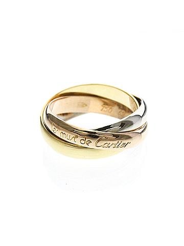 Cartier Cartier Trinity Ring Yellow Gold (18K),Pink Gold (18K),White Gold (18K) Fashion No Stone Band Ring Gold (view 1)