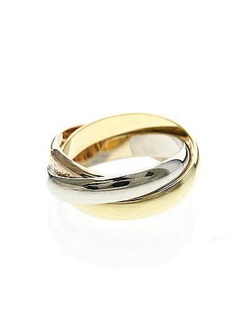 Cartier Cartier Trinity Ring Yellow Gold (18K),Pink Gold (18K),White Gold (18K) Fashion No Stone Band Ring Gold (view 2)