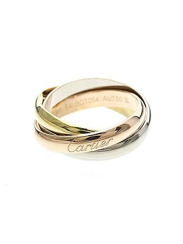 Cartier Cartier Trinity Ring Yellow Gold (18K),Pink Gold (18K),White Gold (18K) Fashion No Stone Band Ring Gold (view 1)